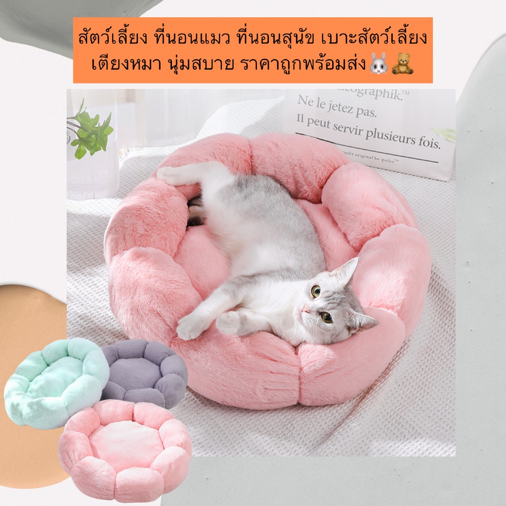 MG-670 ที่นอนสัตว์เลี้ยง ที่นอนแมว ที่นอนสุนัข เบาะสัตว์เลี้ยง เตียงหมา นุ่มสบาย ราคาถูก พร้อมส่ง 🐰🧸