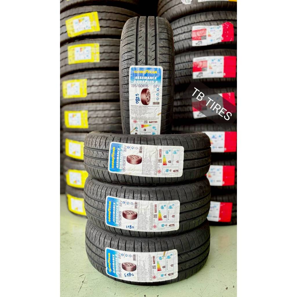 ยางรถยนต์ 195/60R15 DURAPLUS 2 // GOODYEAR (ยางใหม่ปี 2025)