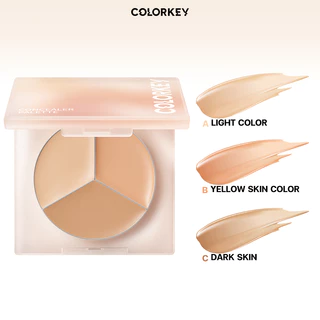 COLORKEY TARGETING 3 COLOR CONCEALER PALETTE 3in1 คอลซีลเลอร์ คอเรคเตอร์ ปกปิดรอยสิว ใต้ตา จุดด่างดำ