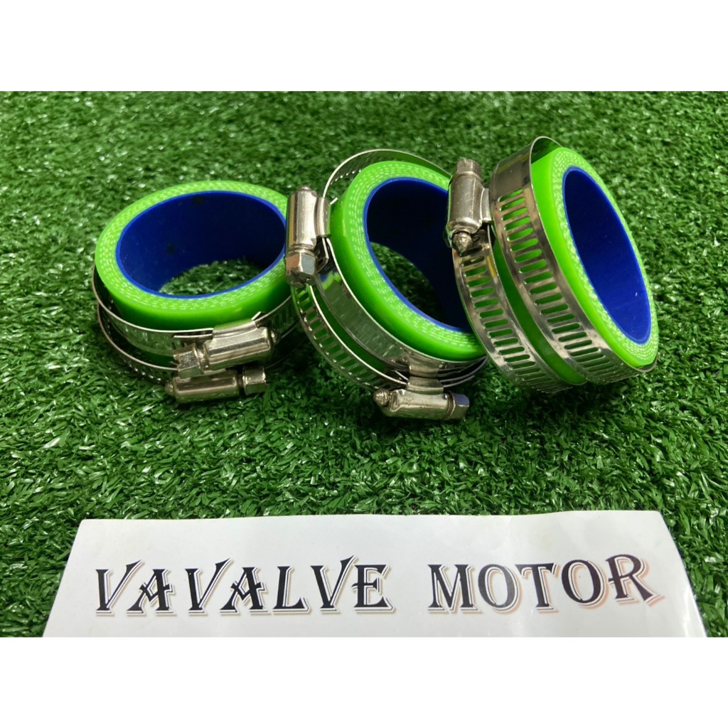 (CBR-250)  ยางรัดคอหรีด ใส่เรือนลิ้นเร่ง CBR-250, CRF-250 พร้อมเข็มขัดรัด สเเตนเลส