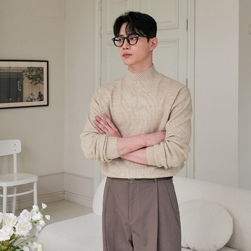 Cashmere halfneck knitwear - Cashmere premium knit คอเต่าผ้าไหมพรมอย่างดี (Gtc)