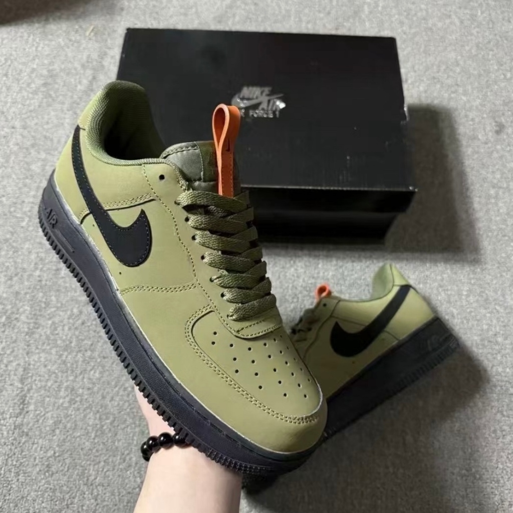 🔥ของแท้ ขายร้อน100%🥇Air Force 1 ’07ลำลอง  รองเท้าผ้าใบ  สึกหรอป้องกันการลื่นไถลรองเท้าบอร์ดต่ำด้านบน