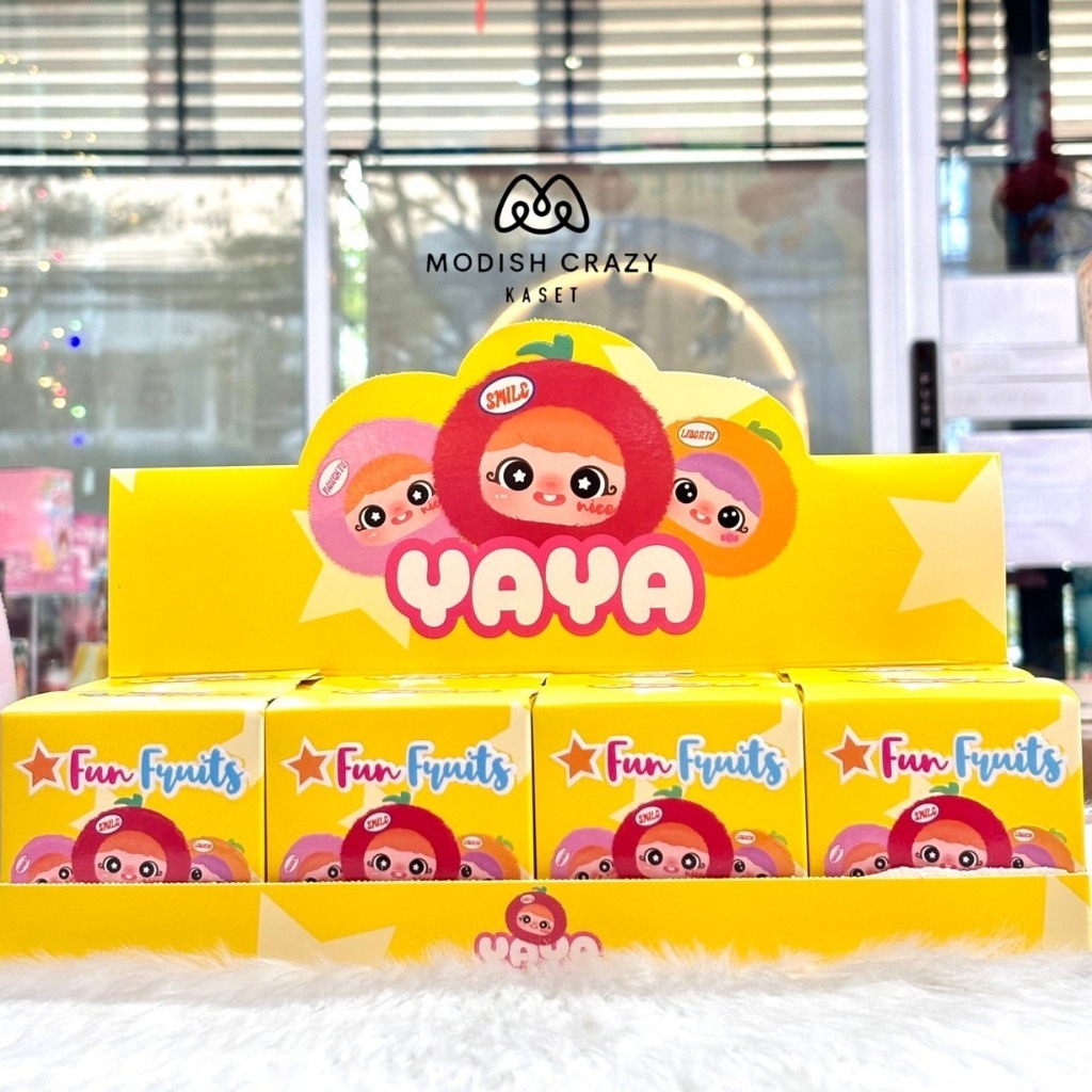 【แท้💯％】HAPPY GHOST • YAYA Fun Fruit Plush Pendant Blind Box