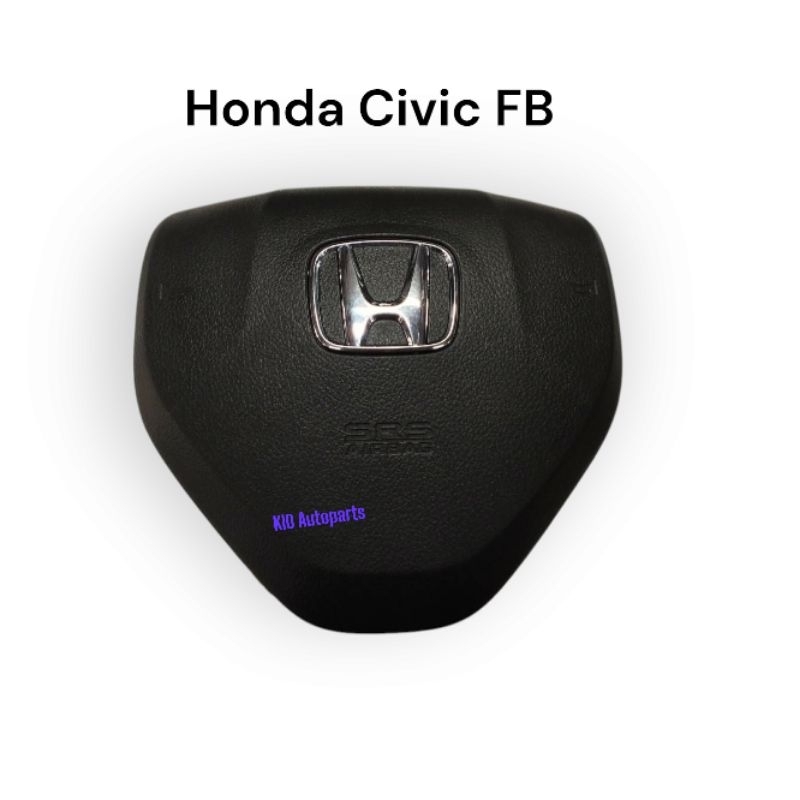 แอร์แบค Honda Civic FB (ด้านคนขับ )ของแท้ถอดมือสองสภาพดี รับประกัน 6เดือน Airbag Honda Civic FB # แอ