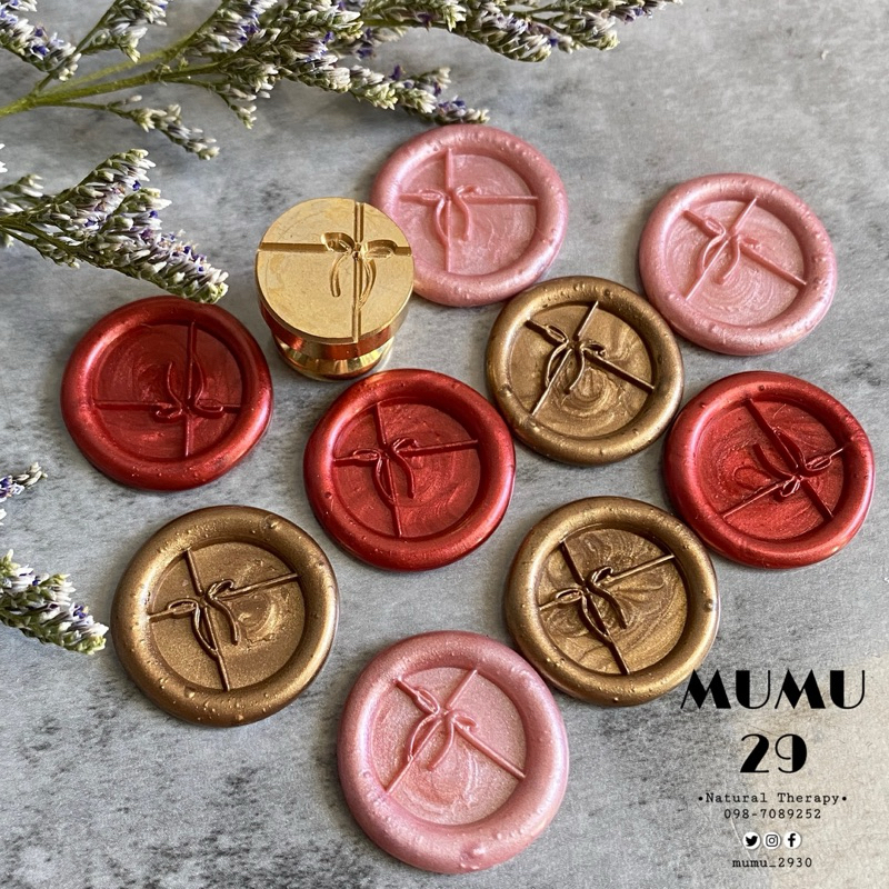 ตราประทับครั่งสำเร็จรูปพร้อมใช้งานขนาดมินิ น่ารัก