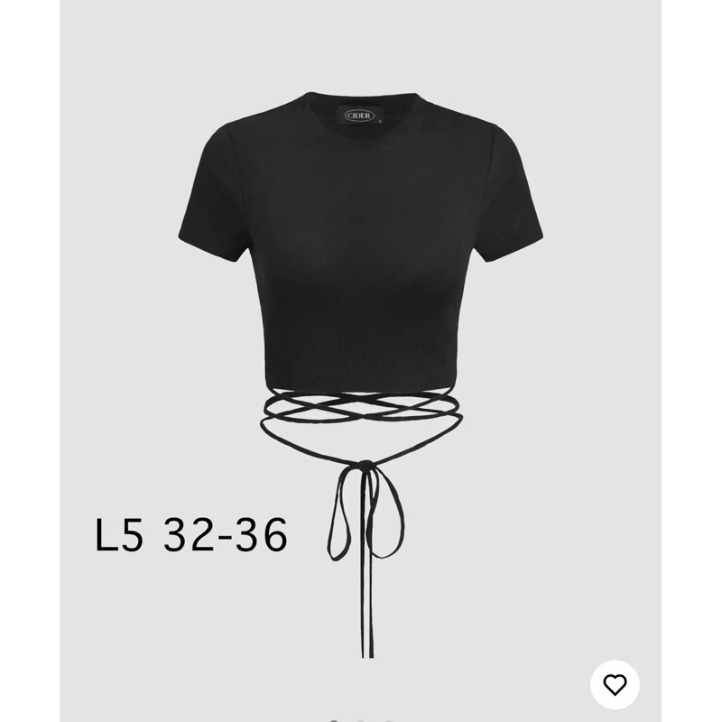 เสื้อยืด มีเชือกผูก cider