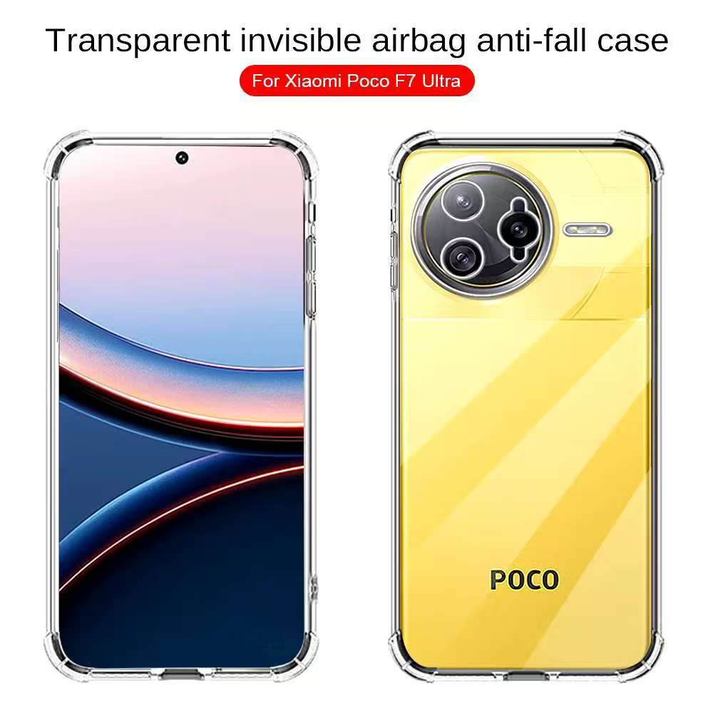 Poco F7 Pro/Poco F7 Ultraตรงรุ่น(พร้อมส่งในไทย)เคสTPUใสกันกระแทกแบบคลุมกล้องXiaomi POCO F7 Pro/POCO 