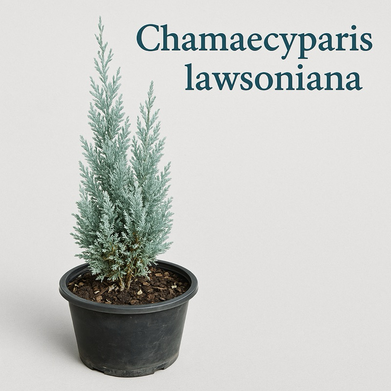 ต้นสนบลู Chamaecyparis lawsoniana | กระถาง 11 นิ้ว สูง 35-40 ซม. | ไม้มงคล แต่งสวน เพิ่มบรรยากาศสดชื่น ปลูกง่าย โตไว