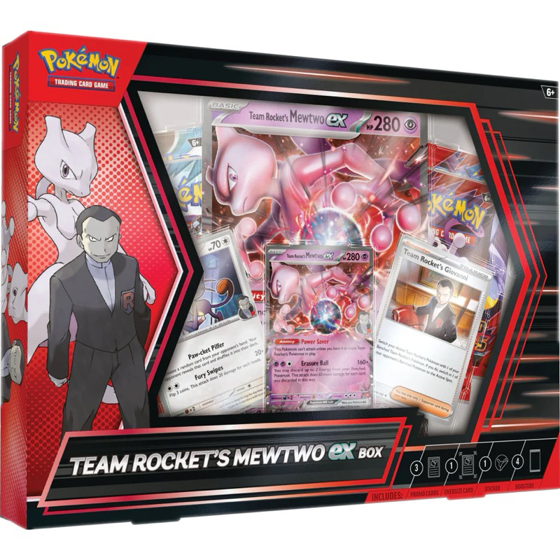 Team Rocket's Mewtwo ex Box