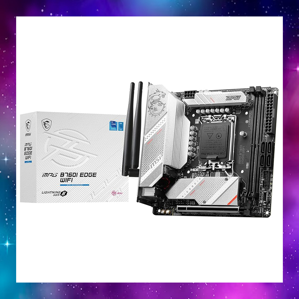 MAINBOARD (เมนบอร์ด) MSI MPG B760I EDGE WIFI DDR5 GEN12-13-14 ใช้งานปกติ ประกัน12/2570