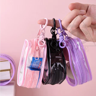 กล่องเก็บสายเคเบิลข้อมูล INS Clear พร้อมฝาครอบป้องกันสายเคเบิลแบบพกพา กระเป๋าเก็บของอเนกประสงค์สำหรับการเดินทาง
