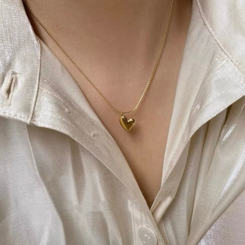 heart necklace - morning.earrings