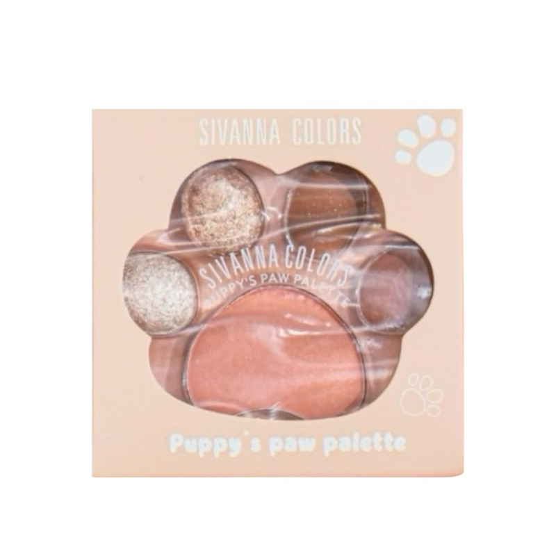 :: HF662 :: Sivanna Colors Puppy's Paw Palette ชีเวนน่า คัลเลอร์ส พัพพี พอ พาเลทท์ อายแชโดว์ บลัชออน