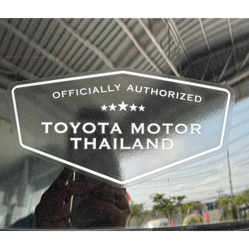 ของแท้!! สติกเกอร์ติดกระจกหลัง Alphard40 Vellfire40