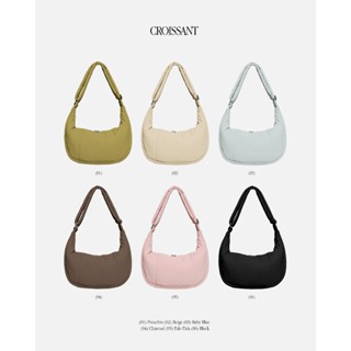 WHISPERWHITE - CROISSANT กระเป๋าสะพายข้างไนลอน บุนุ่ม