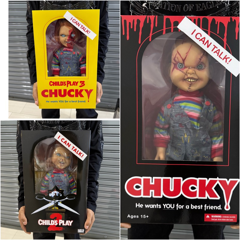 โมเดล ชัคกี้ Chucky สูง 30เซ็น มีเสียง งานสวยคุณภาพสูง สินค้าพร้อมส่งไทย