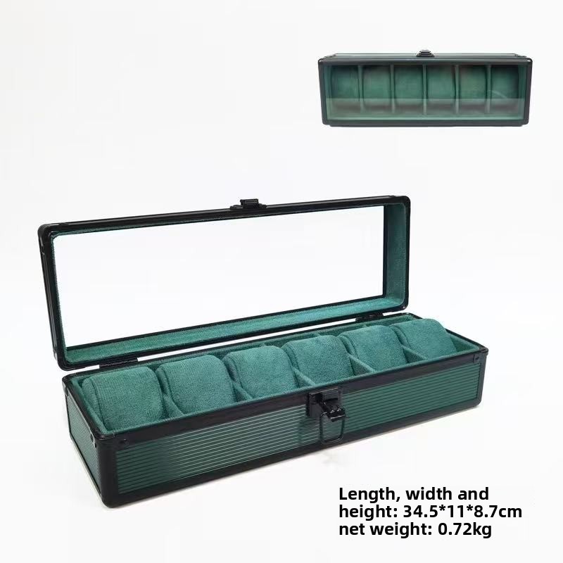 กล่องนาฬิกา 5 6 เรือน กรอบอลูมิเนียม กล่องใส่นาฬิกา กล่องของขวัญ Watch Box