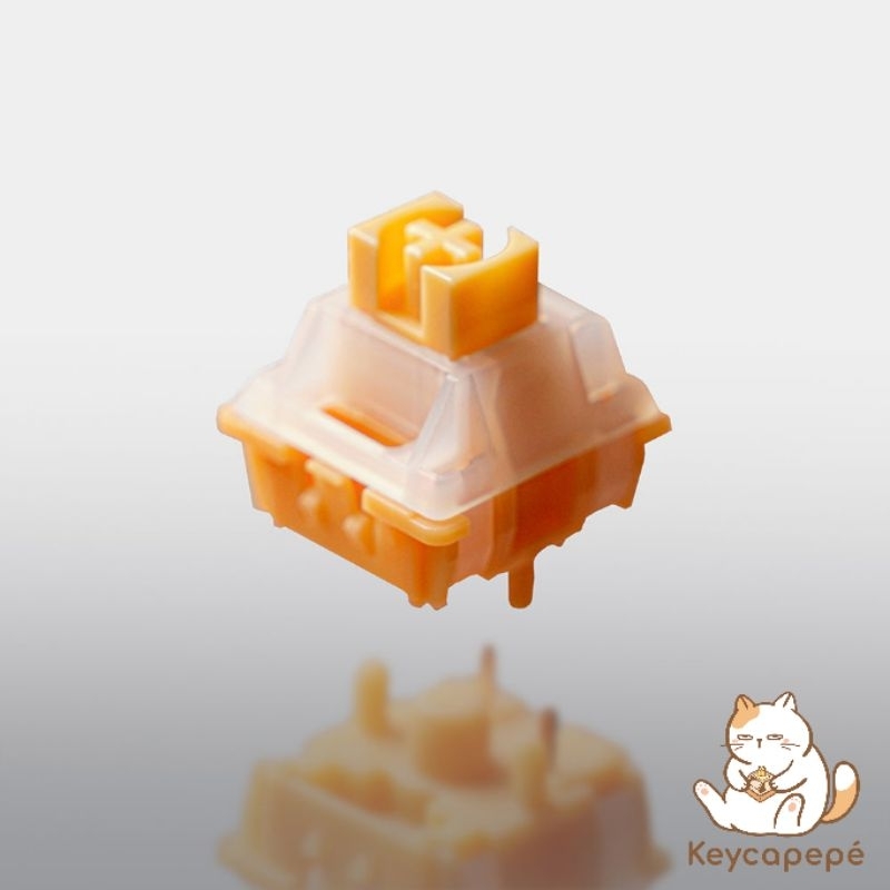 SWK Cheddar linear switch (10ชิ้น) pre lubed สวิตช์คีย์บอร์ด 1จังหวะ
