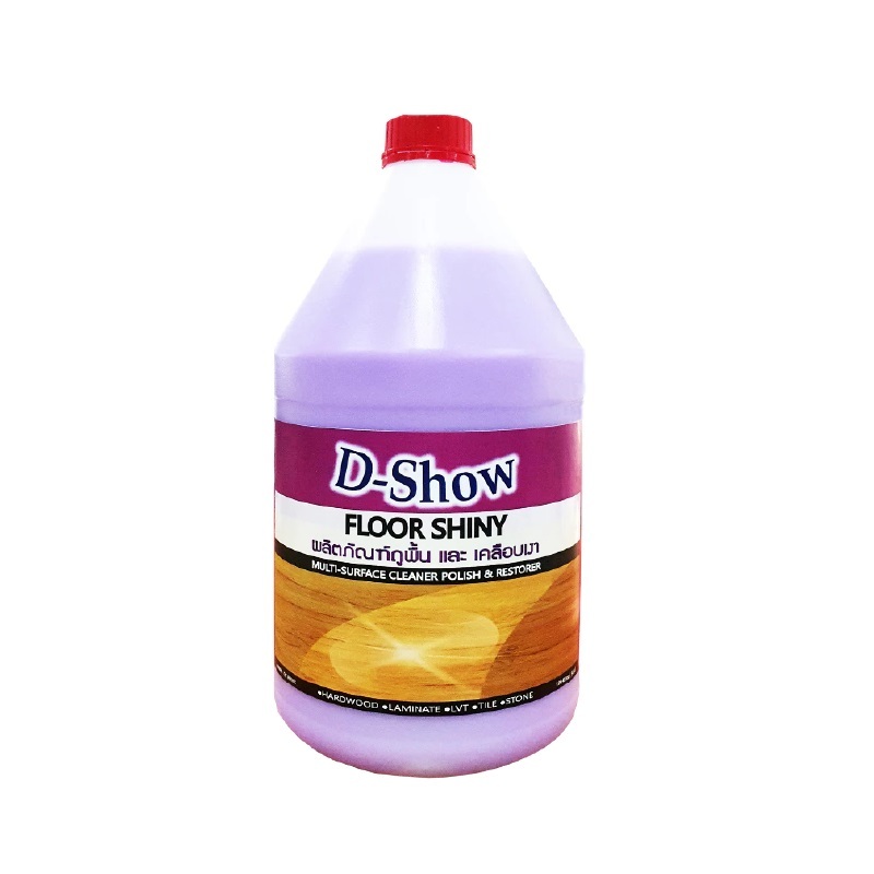 DShow น้ำยาถูพื้น เคลือบเงาพื้น กลิ่นดอกราตรี หอมยาวนาน 3400ml น้ำยาดันฝุ่นถูพื้น ฆ่าเชื้อโรค รูปที่ 3