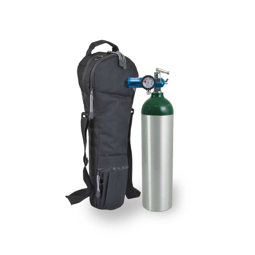 เซตกระเป๋า พร้อมถังออกซิเจน MD รุ่น MD Oxygen Shoulder Bag Set Meret USA First Aid Bag