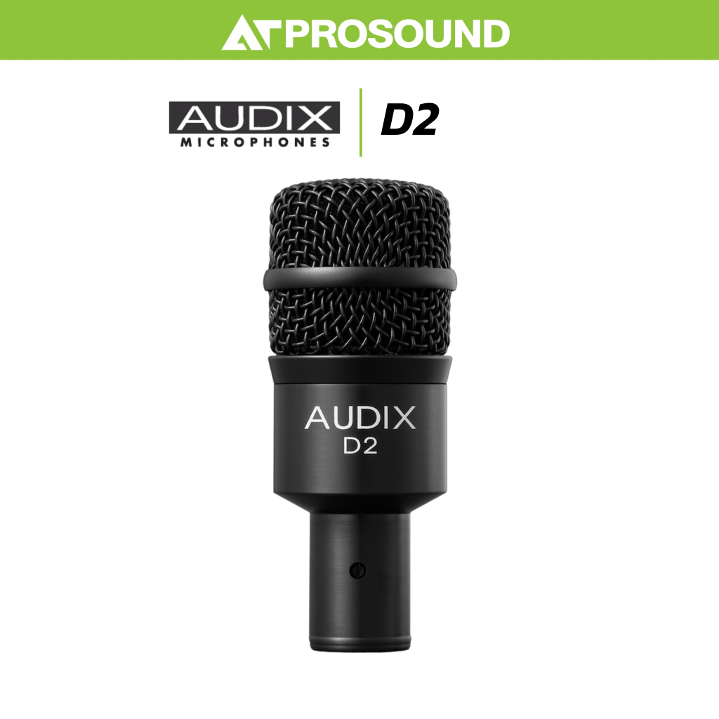AUDIX D2 ไมค์กลองทอม ฟอร์ทอม ให้เสียง Mid-Low ได้หนักแน่น เป็นธรรมชาติ และแม่นยำ AT Prosound