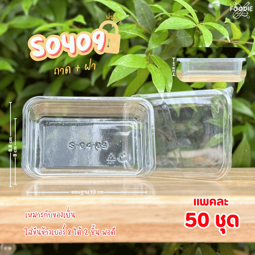กล่อง + ฝา S0409 04-09 50ชุด