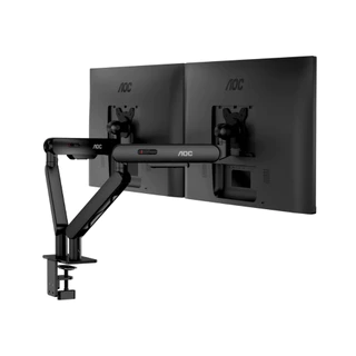 AOC AM420 MONITOR ARM (ขาจับจอมอนิเตอร์) For 17"-34" Monitor (Black/Silver)