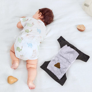 ทิชชูเยื่อไผ่ แผ่นรองผ้าอ้อม 100แผ่น ทิชชูออแกนิค bamboo diaper liner