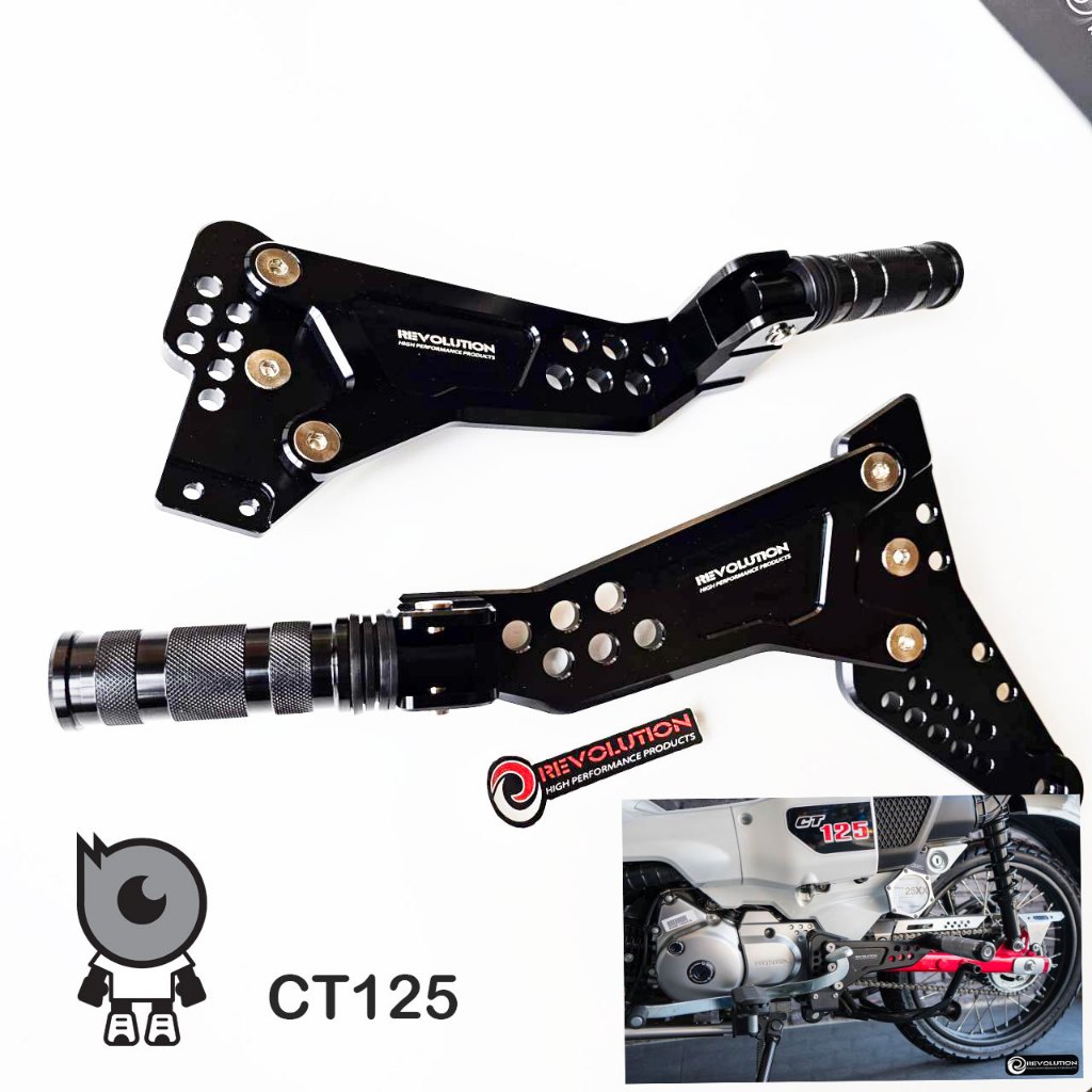 REVOLUTION ชุดพักเท้าหลังคนซ้อน CT-125/CT-125 NEW2023