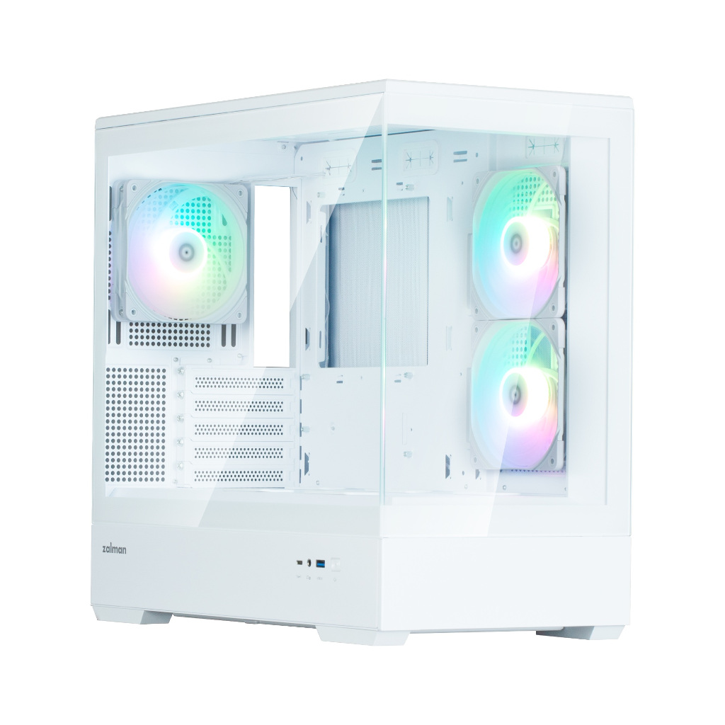 CASE (เคส)  ZALMAN P30 WHITE V2 ATX MINI TOWER