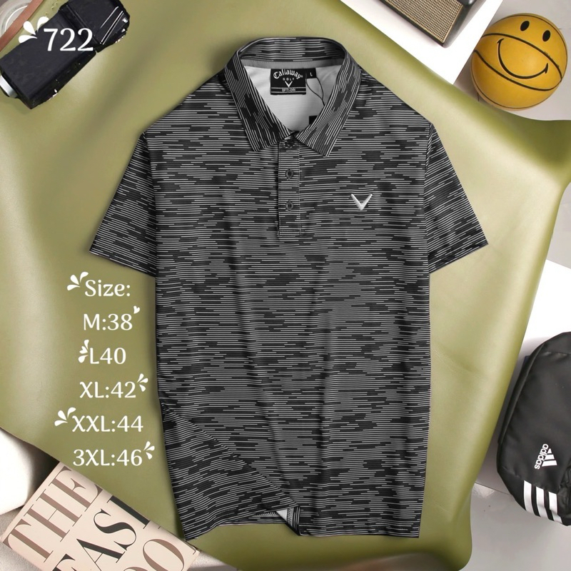 เสื้อโปโลผู้ชาย คอปกแขนสั้น ตีกอล์ฟผู้ชาย👕