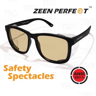 แว่นเซฟตี้ ZEEN PERFECT 92357 foldable & changable side-guard พับ-ถอดเปลี่ยนได้ ANSI Z87.1 USA s.d.