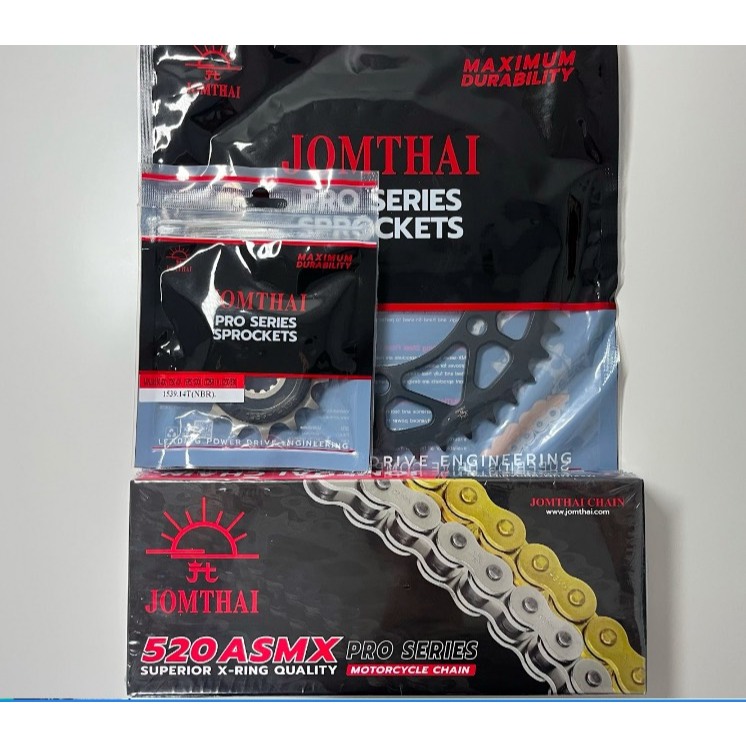 โซ่สเตอร์จอมไทย Ninja250SL/Ninja250/Ninja300/Ninja400/Z250SL/Z250/Z300/Z400/Versys300