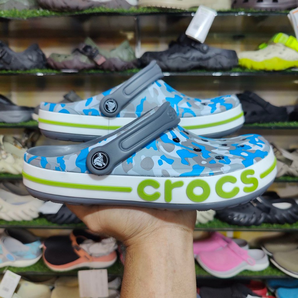 รองเท้า Croccs BayaBand Clog หิวนอก ถูก กว่าshop รองเท้าแตะ หัวโต นิ่ม เบา ใส่สบาย