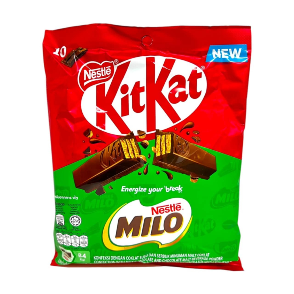 Kitkat-MiLo เวเฟอร์เคลือบช็อกโกแลตมอล ไมโล Exp.16/12/2025