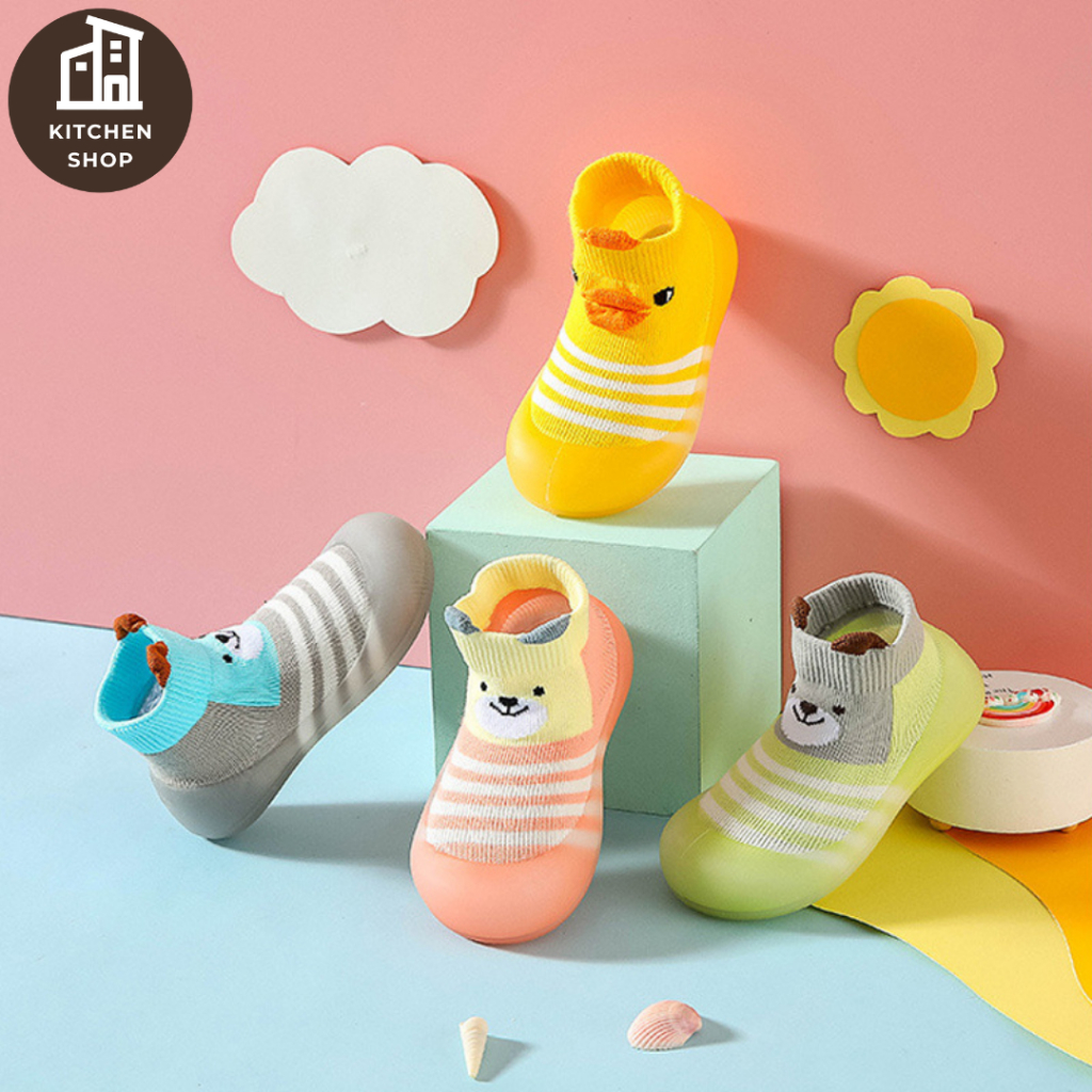 รองเท้าพื้นนุ่มสำหรับเด็ก ถุงเท้าพื้นสำหรับทารกแรกเกิด รองเท้าตาข่ายกันลื่นสำหรับเด็กวัยหัดเดิน สำหรับเด็กผู้ชาย - รูปที่ 7