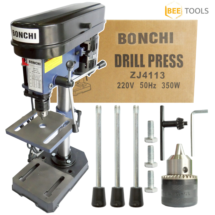 BONCHI แท่นสว่านไฟฟ้า 4หุน กำลังไฟ 350 w รุ่น ZJ 4113
