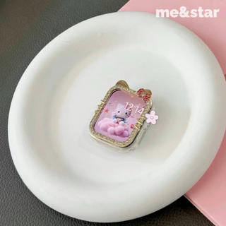 เคสนาฬิกา เคสเพชรไม่มีจอ KT Apple Watch Case 11/10/9/8/76/5/4/se/3 Smartwatch ขนาด 41mm (S10)42mm 45mm 46mm