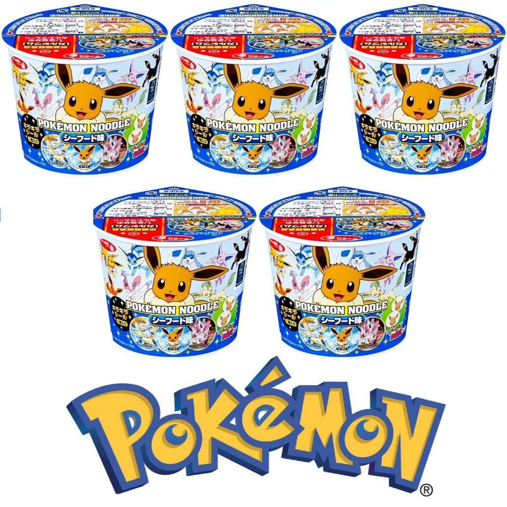 Sapporo Ichiban Pokemon sea food ramen x5ea DIRECT EXPORT FROM JAPAN!