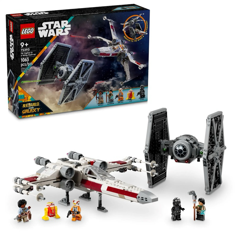 LEGO Star Wars - 75393 TIE Fighter & X-Wing Mashup