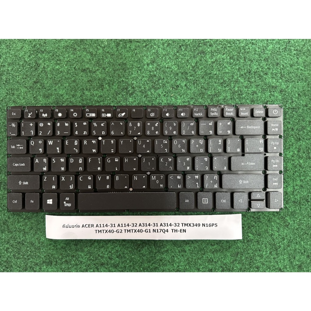 Keyboard Notebook ACER A114-31 A114-32 A314-31 A314-32 TMX349 N16P5 TMTX40-G2 TMTX40-G1 N17Q4  TH-EN