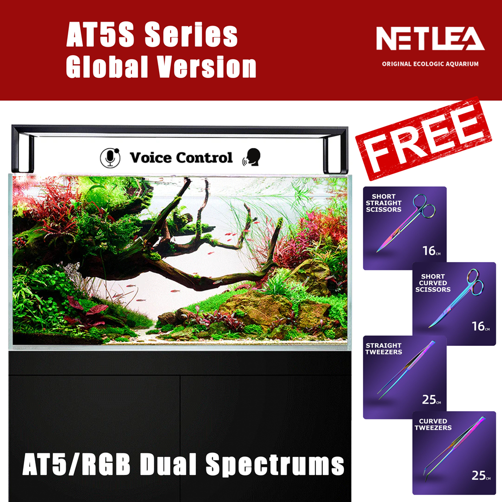 Netlea AT5S Series Gen 3 โคมไฟตู้ไม้น้ำ,แคคตัส, ไม้ชื้น, ฮาโวเทีย ประกัน 1ปี ปลั๊กไทย ไม่ใช่โคมหิ้ว