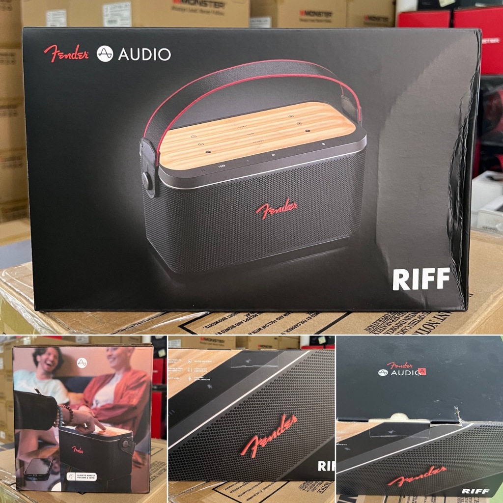 { มือ 1 Package ชำรุด } FENDER ลำโพงบลูทูธ รุ่น RIFF - รับประกัน 1 ปี - ส่งฟรีทั่วไทย
