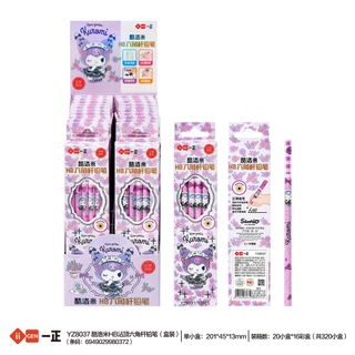 ดินสอไม้ HB 12 แท่ง ลายลิขสิทธิ์แท้ Sanrio ลาย Kuromi Spider Melody Pony เมโลดี้ คุโรมิ 1 กล่อง