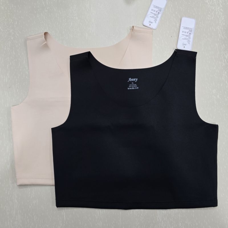 เสื้อกล้ามทอม ไร้ขอบ สวมง่าย ใส่บาย ไม่อึดอัด#เสื้อกล้ามทอมไร้ขอบ