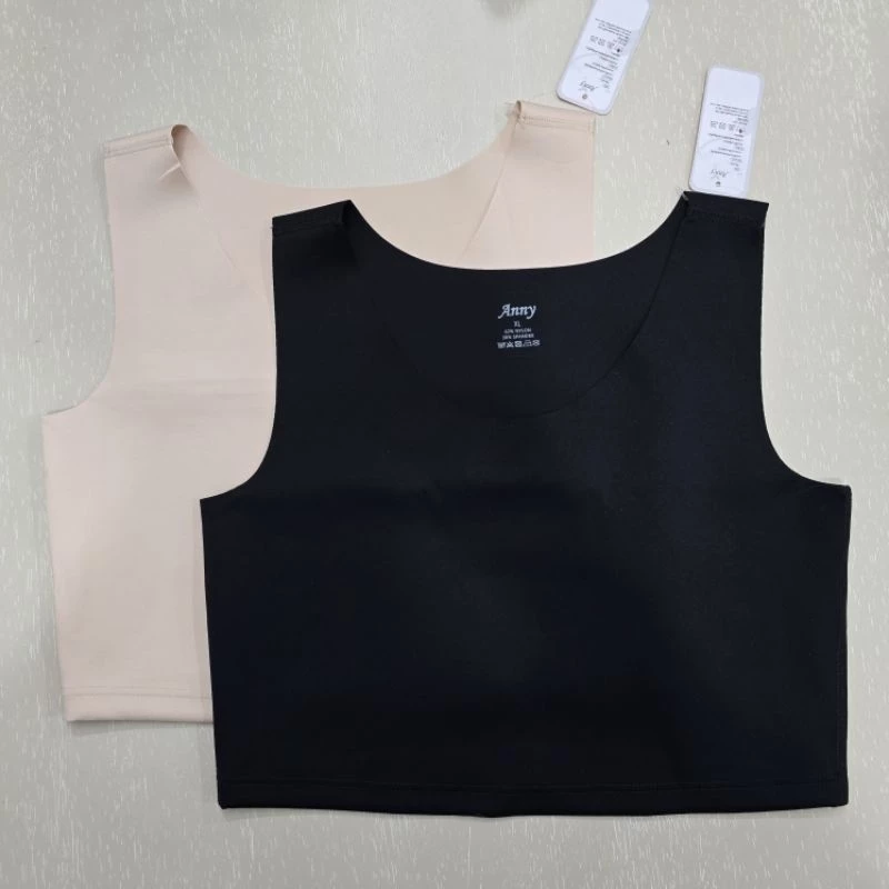 เสื้อกล้ามทอม ไร้ขอบ สวมง่าย ใส่บาย ไม่อึดอัด#เสื้อกล้ามทอมไร้ขอบ