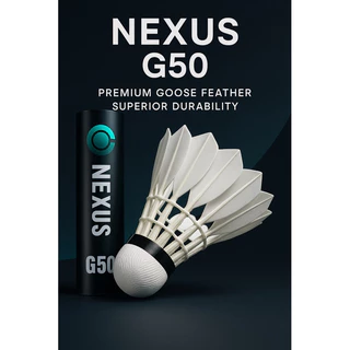 NEXUS Shuttlecock Model G50 (1 หลอด) ลูกแบดมินตันขนห่านแท้🦢🦢 🔥พร้อมส่ง 🔥