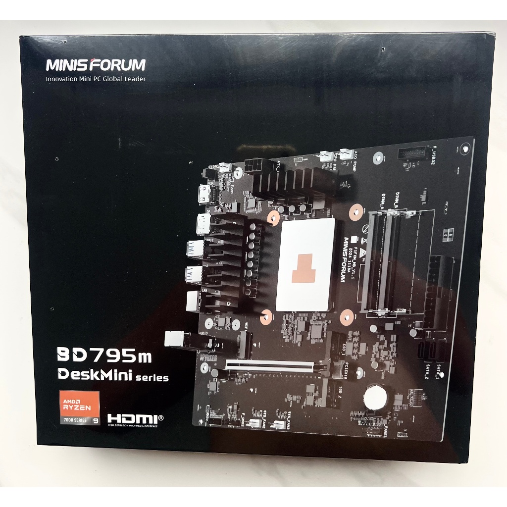 Motherboard MB Minisforum BD795M AMD Ryzen 9 7945m 16-core,