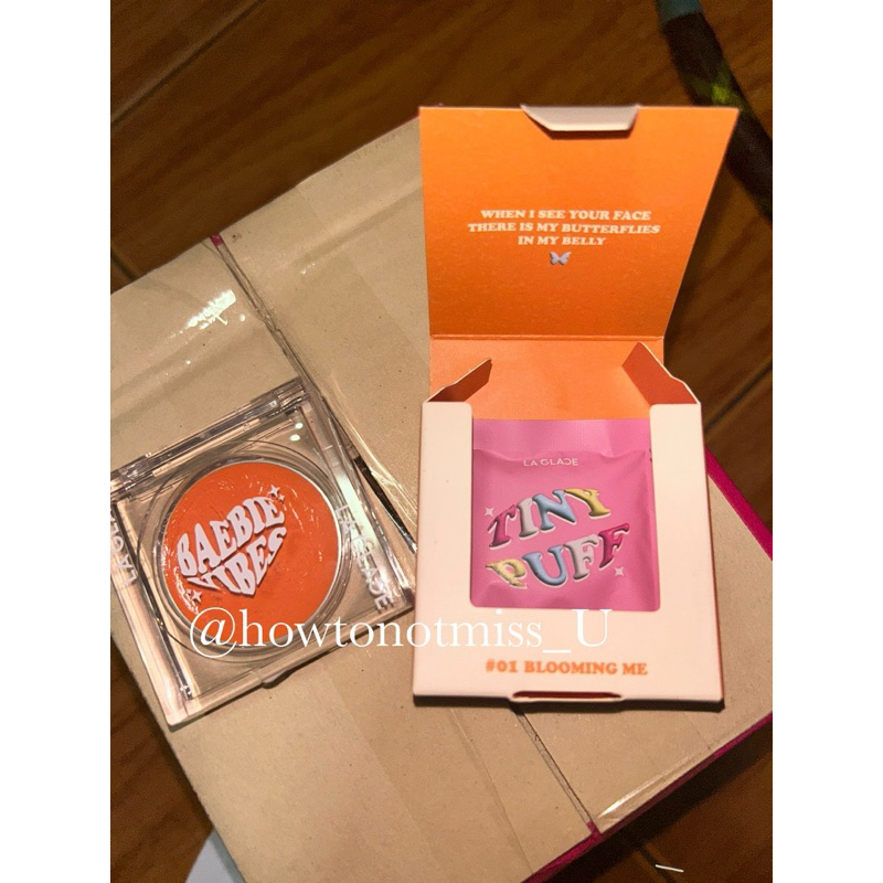 ครีมบลัช laglace เบอร์ 01#blooming me (เปิดใช้แค่ลองสี)