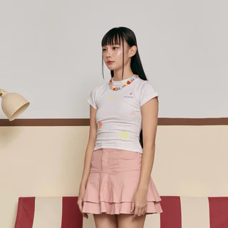 an old sun(s) - multicolored slim fit baby tee 🪸🌞 (อัพเดตไซส์เพิ่ม: S-3XL)